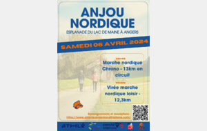 Anjou Nordique - Compétition de marche nordique à Angers !