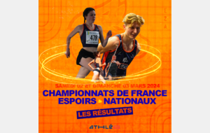 Championnats de France Espoirs et Nationaux