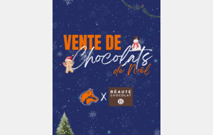 Vente de chocolats de Noël